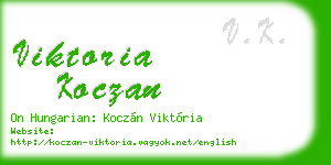 viktoria koczan business card